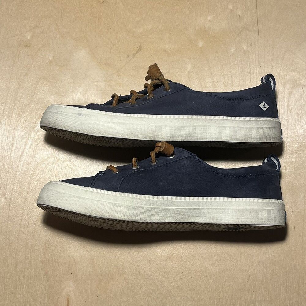 Sperry Womens US Size 8 Topsider Crest Vibe Navy Blue Lace Up Boat Nautical Prep - Picture 5 of 6